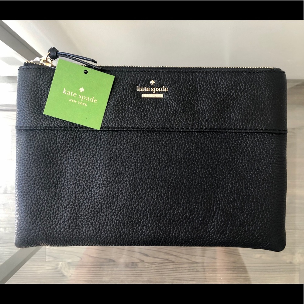 KATE SPADE JACKSON STREET LARGE MILA BLACK HANDBAG